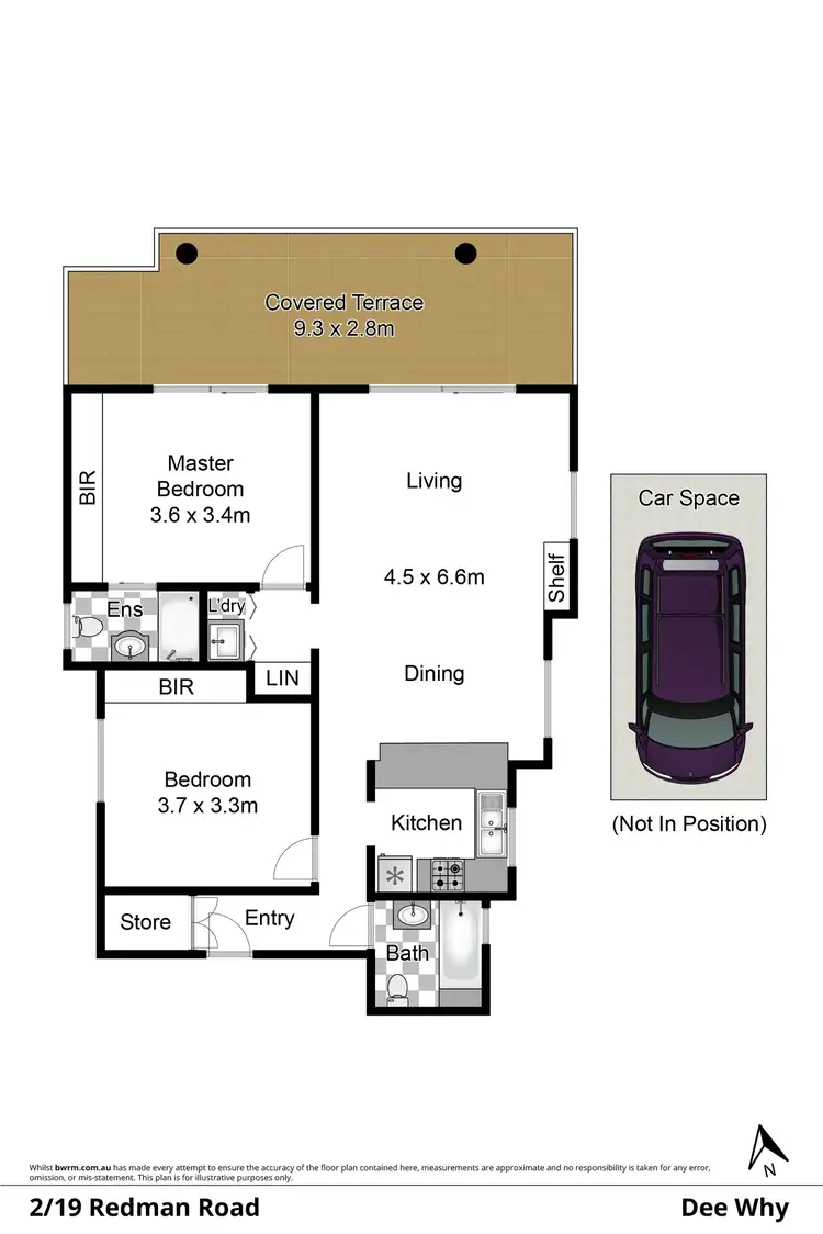 Floorplan of Homely apartment listing, 2/19 Redman Road, Dee Why NSW 2099