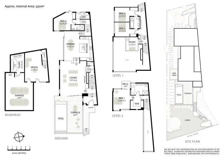 Floorplan of Homely house listing, 5a Pains Road, Hunters Hill NSW 2110