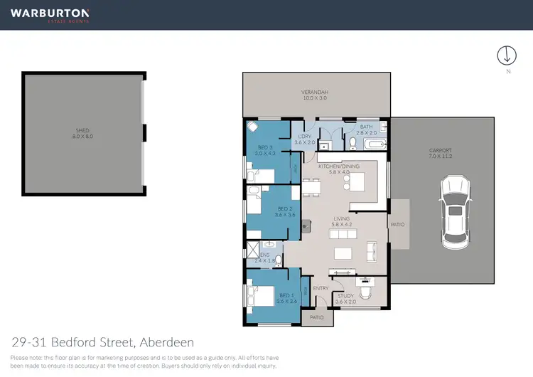 Floorplan of Homely house listing, 29-31 Bedford Street, Aberdeen NSW 2336
