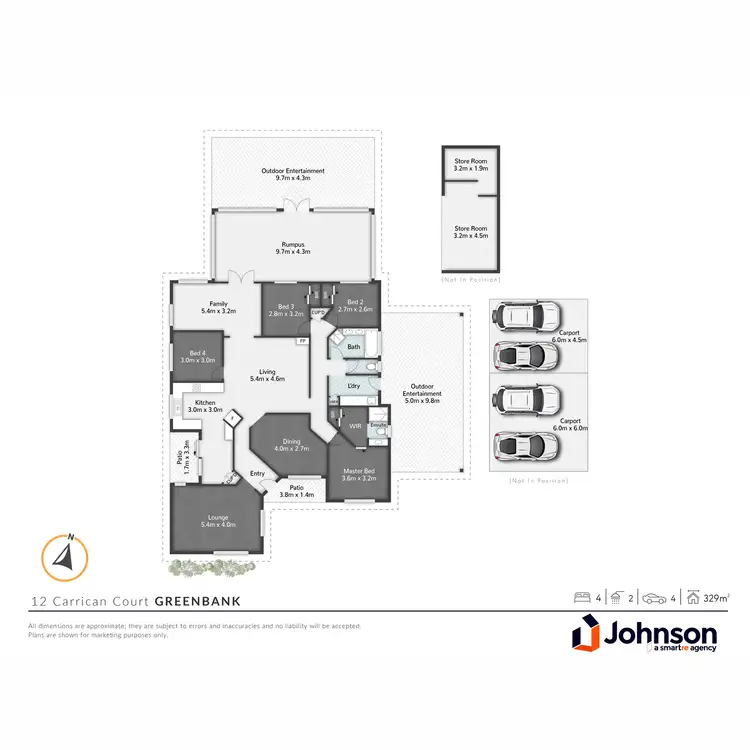 Floorplan of Homely house listing, 12 Carrican Court, Greenbank QLD 4124