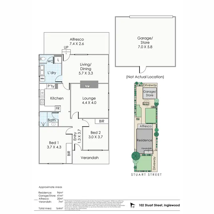 Floorplan of Homely house listing, 102 Stuart Street, Inglewood WA 6052