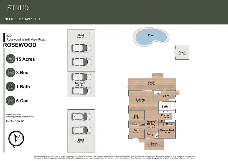 Floorplan of Homely house listing, 430 Rosewood-Warrill View Road, Rosewood QLD 4340