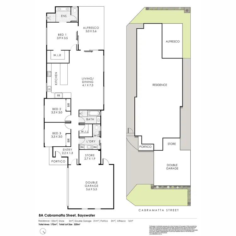 Floorplan of Homely house listing, 8A Cabramatta Street, Bayswater WA 6053