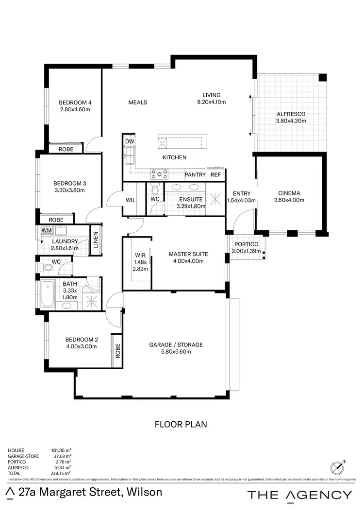 Floorplan of Homely house listing, 27a Margaret Street, Wilson WA 6107
