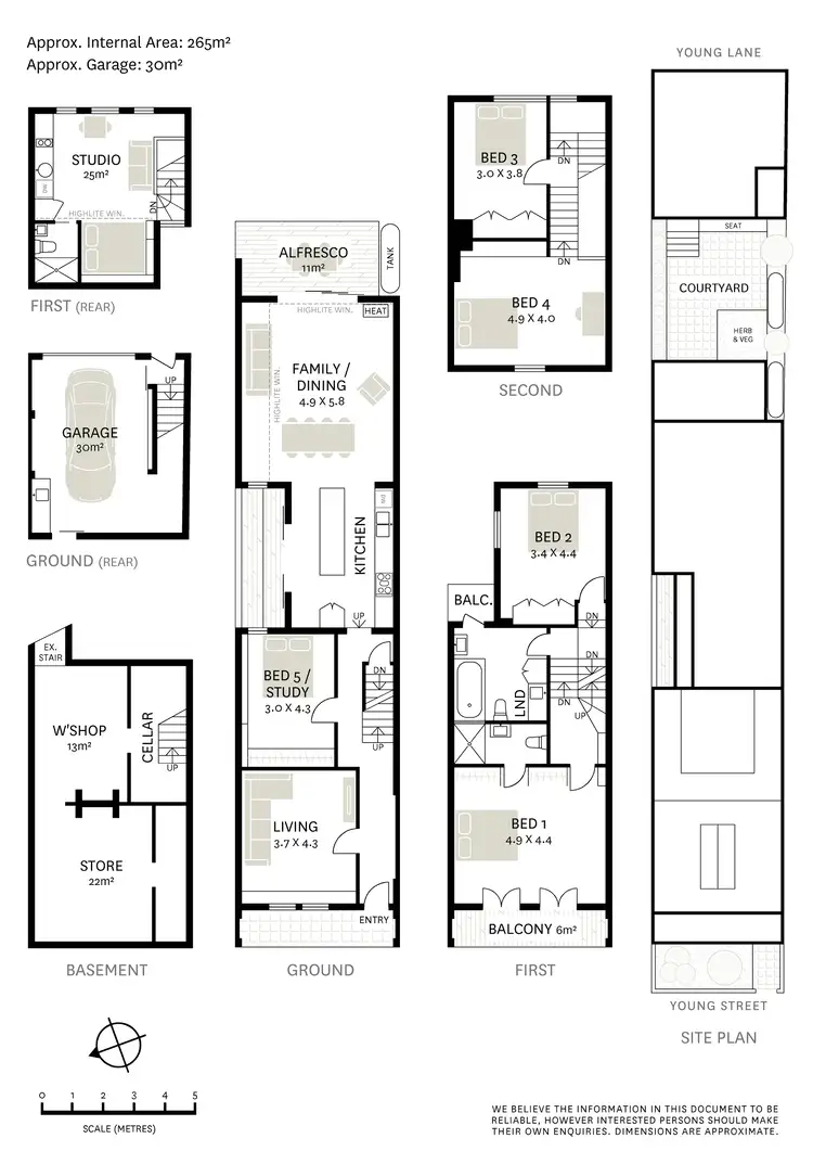 Floorplan of Homely terrace listing, 21 Young Street, Redfern NSW 2016
