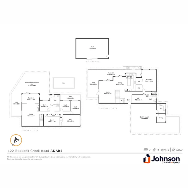 Floorplan of Homely house listing, 122 Redbank Creek Road, Adare QLD 4343