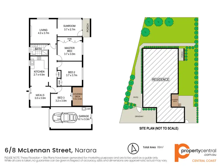 Floorplan of Homely villa listing, 6/8 McLennan Street, Narara NSW 2250
