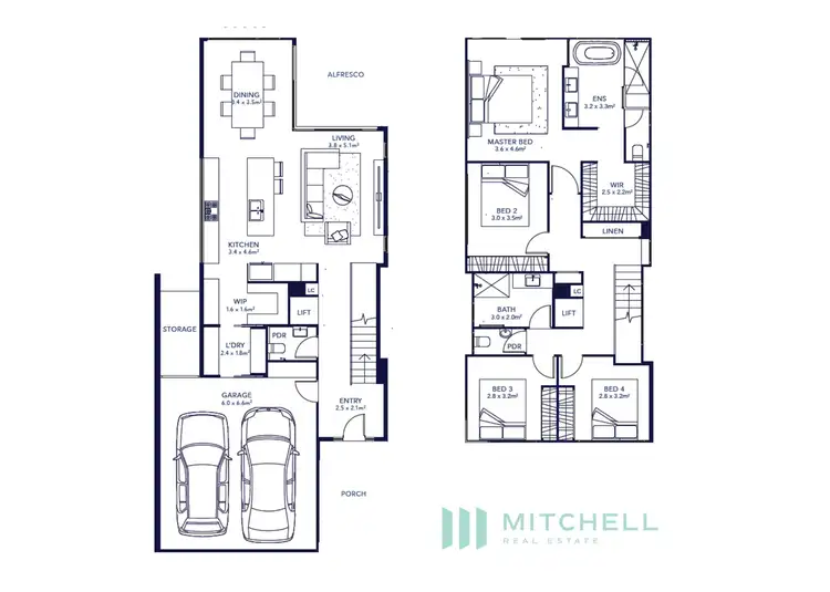Floorplan of Homely house listing, 6322 Horizon Court, Sanctuary Cove QLD 4212