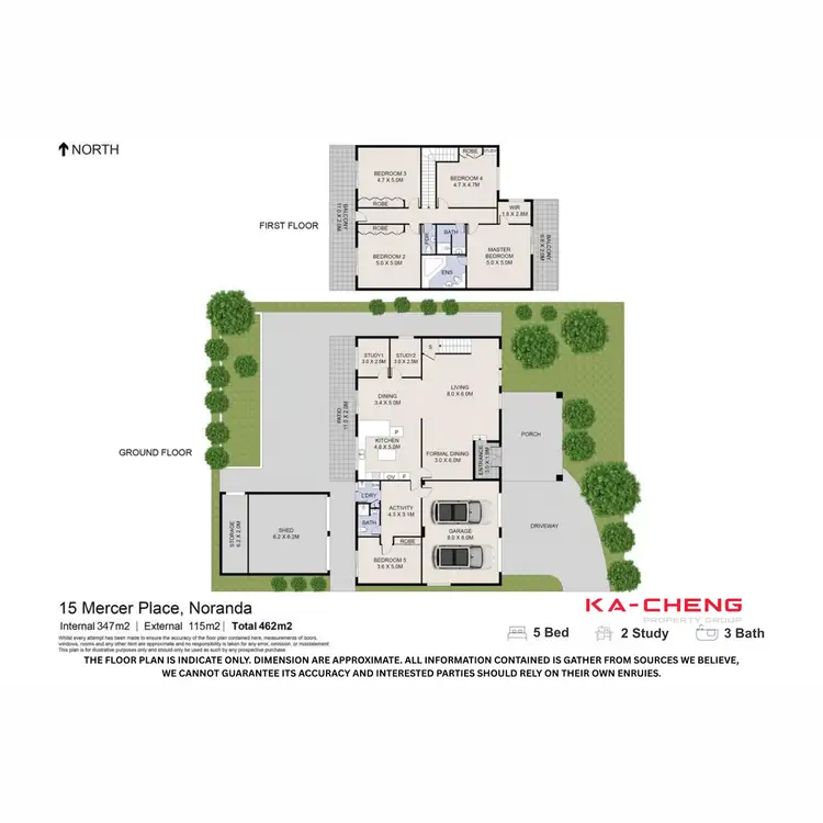 Floorplan of Homely house listing, 15 Mercer Place, Noranda WA 6062