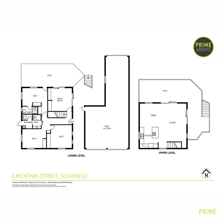 Floorplan of Homely house listing, 6 Moonbi Street, Scarness QLD 4655