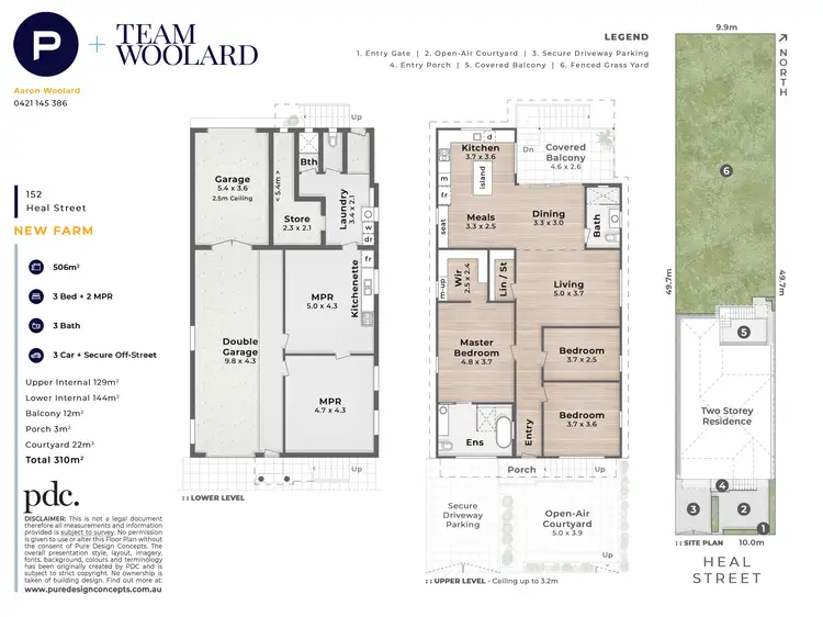 Floorplan of Homely house listing, 152 Heal Street, New Farm QLD 4005