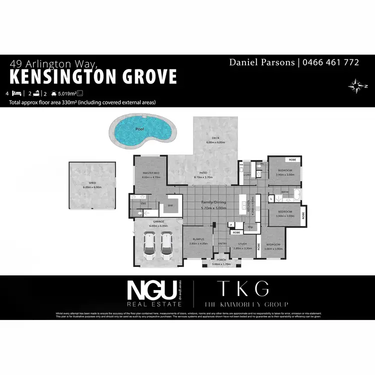 Floorplan of Homely house listing, 49 Arlington Way, Kensington Grove QLD 4341