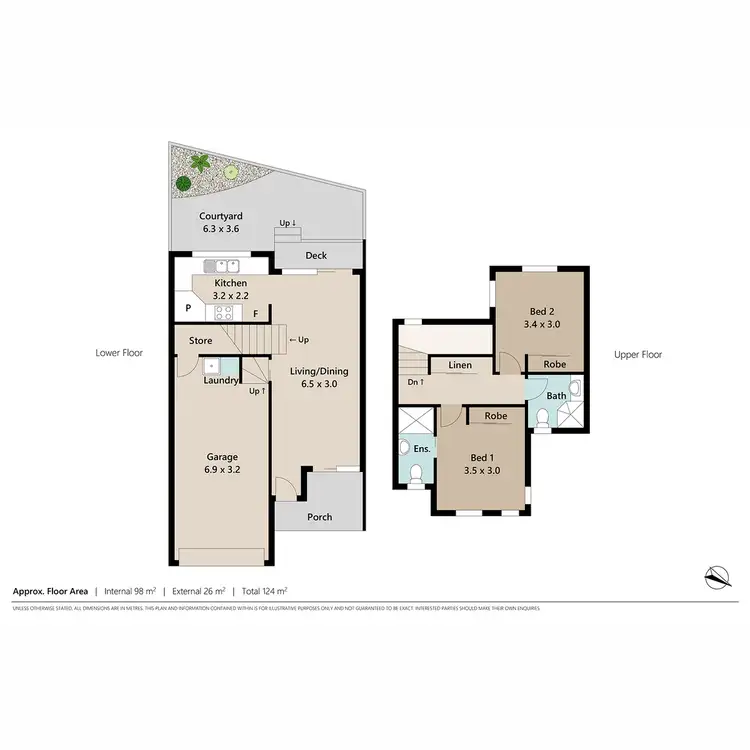 Floorplan of Homely townhouse listing, 2/7-11 Bowen Street, Windsor QLD 4030