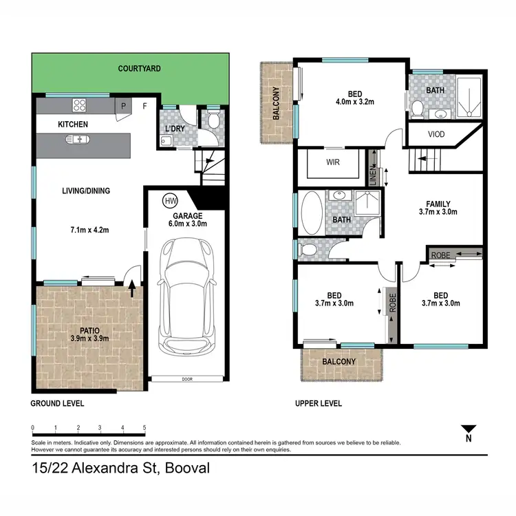 Floorplan of Homely townhouse listing, 15/22 Alexandra Street, Booval QLD 4304