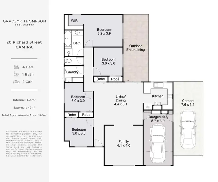 Floorplan of Homely house listing, 20 Richard Street, Camira QLD 4300