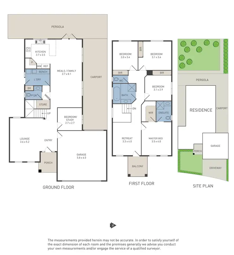 Floorplan of Homely house listing, 159 Gowanbrae Drive, Gowanbrae VIC 3043