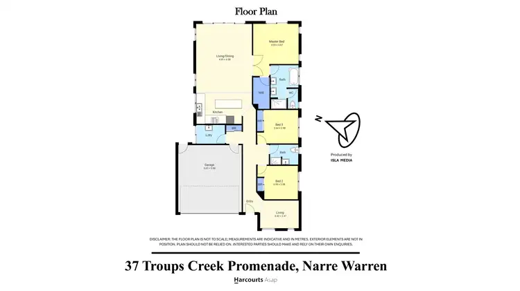 Floorplan of Homely house listing, 37 Troups Creek Promenade, Narre Warren VIC 3805