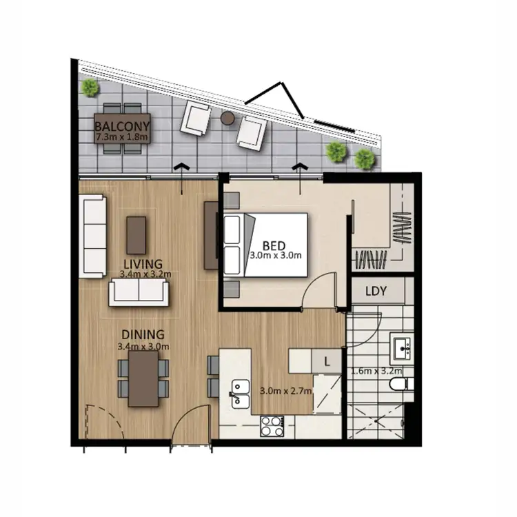 Floorplan of Homely apartment listing, 139/2 Milyarm Rise, Swanbourne WA 6010