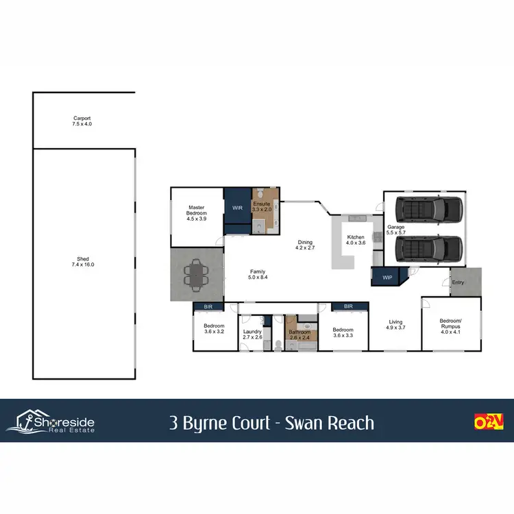 Floorplan of Homely house listing, 3 Byrne Court, Swan Reach VIC 3903