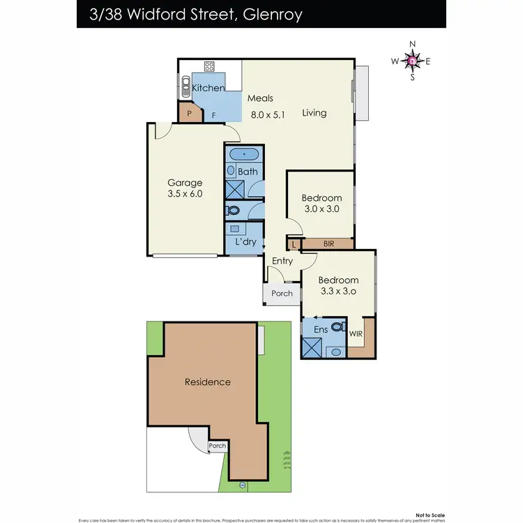 Floorplan of Homely unit listing, 3/38 Widford Street, Glenroy VIC 3046