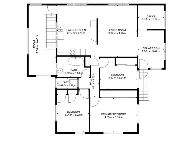 Floorplan of Homely house listing, 54 Vasey Street, Avenell Heights QLD 4670