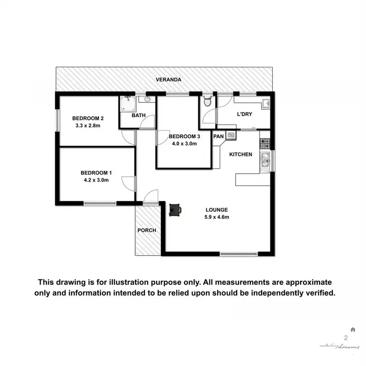 Floorplan of Homely house listing, 49 Boandik Terrace, Mount Gambier SA 5290
