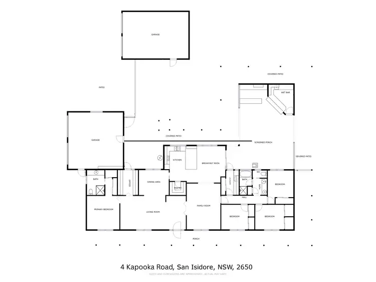 Floorplan of Homely house listing, 4 Kapooka Road, San Isidore NSW 2650