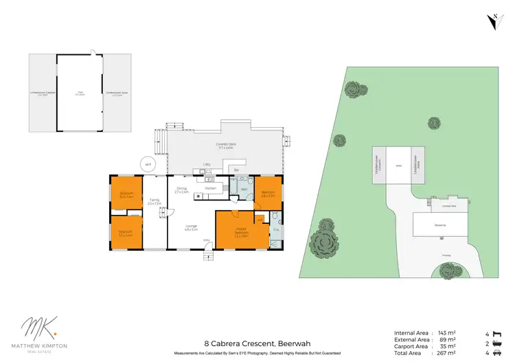Floorplan of Homely house listing, 8 Cabrera Crescent, Beerwah QLD 4519