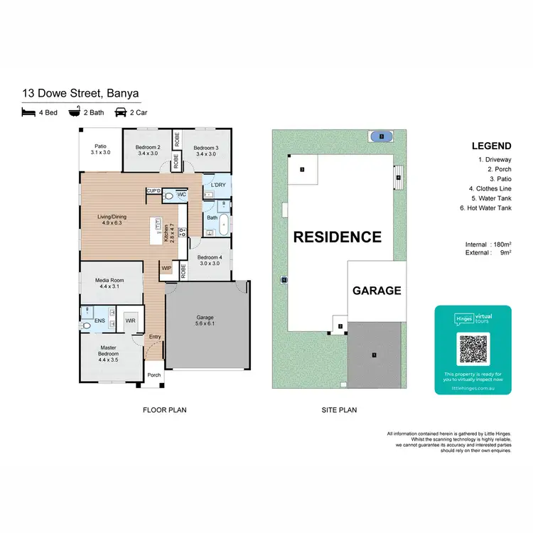 Floorplan of Homely house listing, 13 Dowe Street, Banya QLD 4551