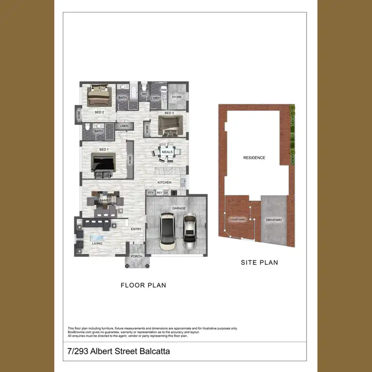 Floorplan of Homely villa listing, 7/293 Albert Street, Balcatta WA 6021