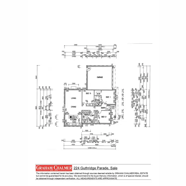 Floorplan of Homely house listing, 224 Guthridge Parade, Sale VIC 3850