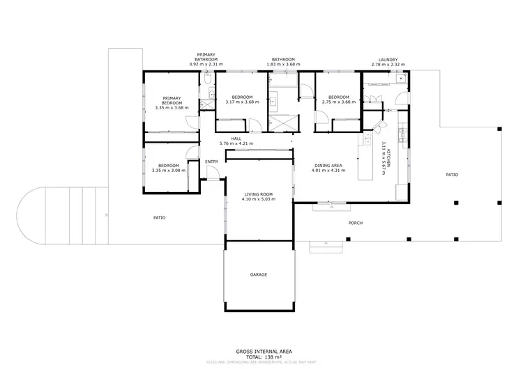 Floorplan of Homely house listing, 33 Hardisty Street, Wangaratta VIC 3677