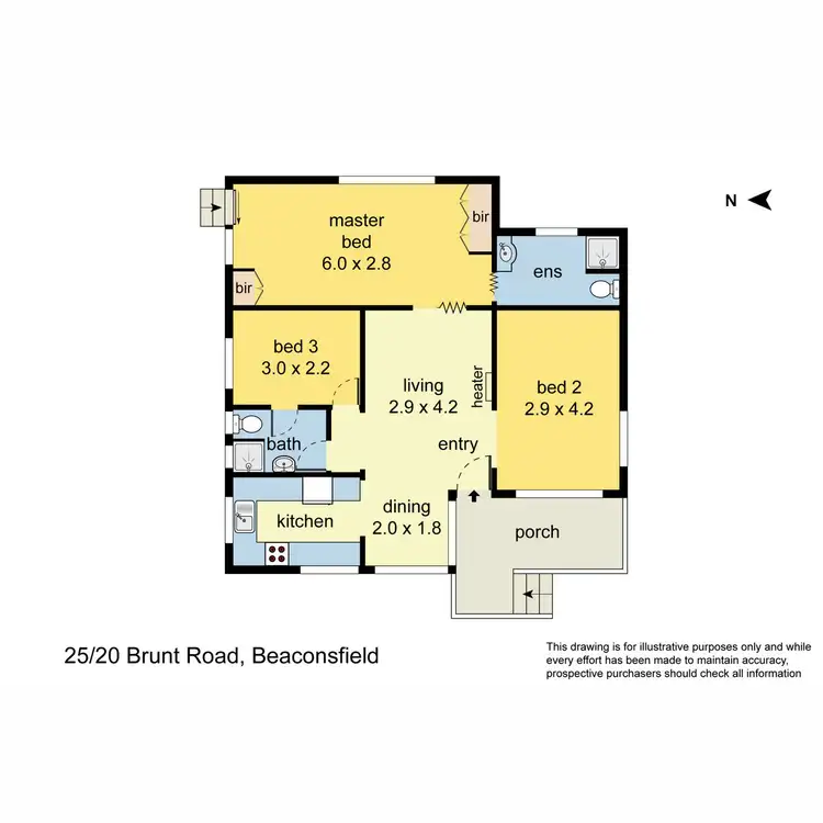 Floorplan of Homely unit listing, 25/20 Brunt Road, Beaconsfield VIC 3807