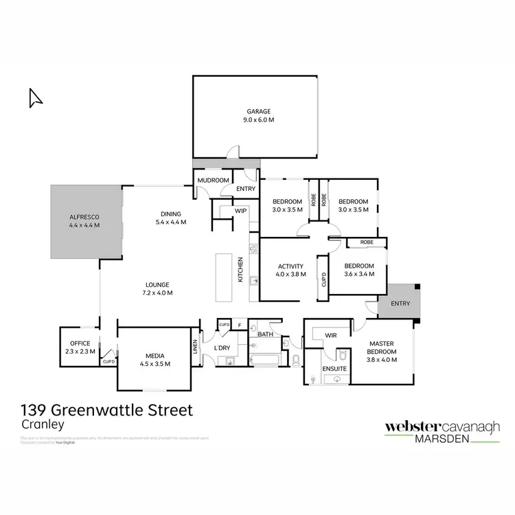 Floorplan of Homely house listing, 139 Greenwattle Street, Cranley QLD 4350