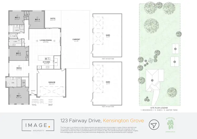 Floorplan of Homely house listing, 123 Fairway Drive, Kensington Grove QLD 4341