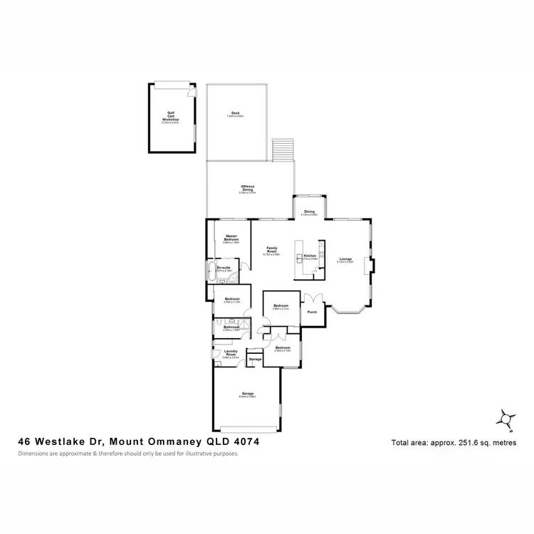 Floorplan of Homely house listing, 46 Westlake Drive, Mount Ommaney QLD 4074
