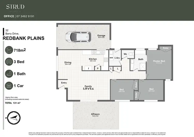 Floorplan of Homely house listing, 32 Barry Drive, Redbank Plains QLD 4301