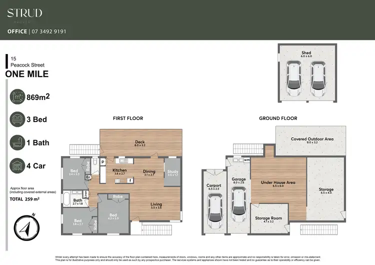 Floorplan of Homely house listing, 15 Peacock Street, One Mile QLD 4305