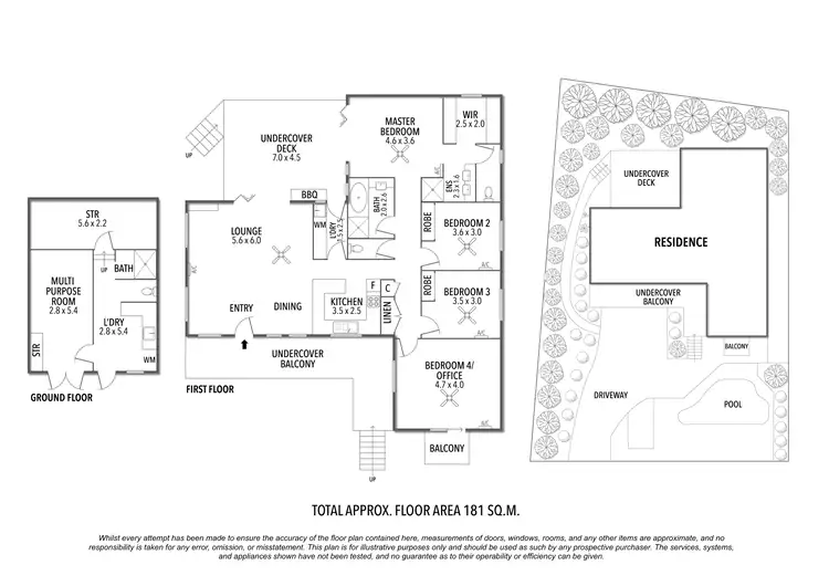 Floorplan of Homely house listing, 29 Leslie Drive, Noosa Heads QLD 4567