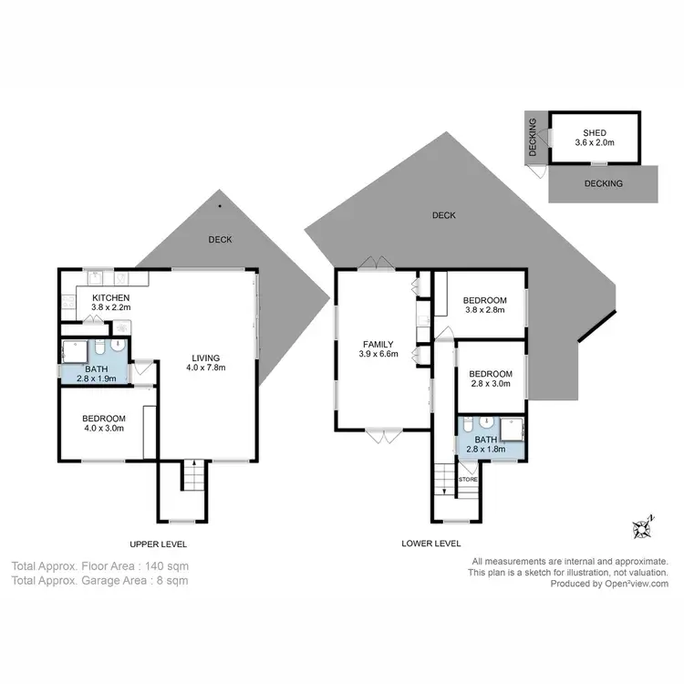 Floorplan of Homely house listing, 1/2 Meredith Court, Swansea TAS 7190