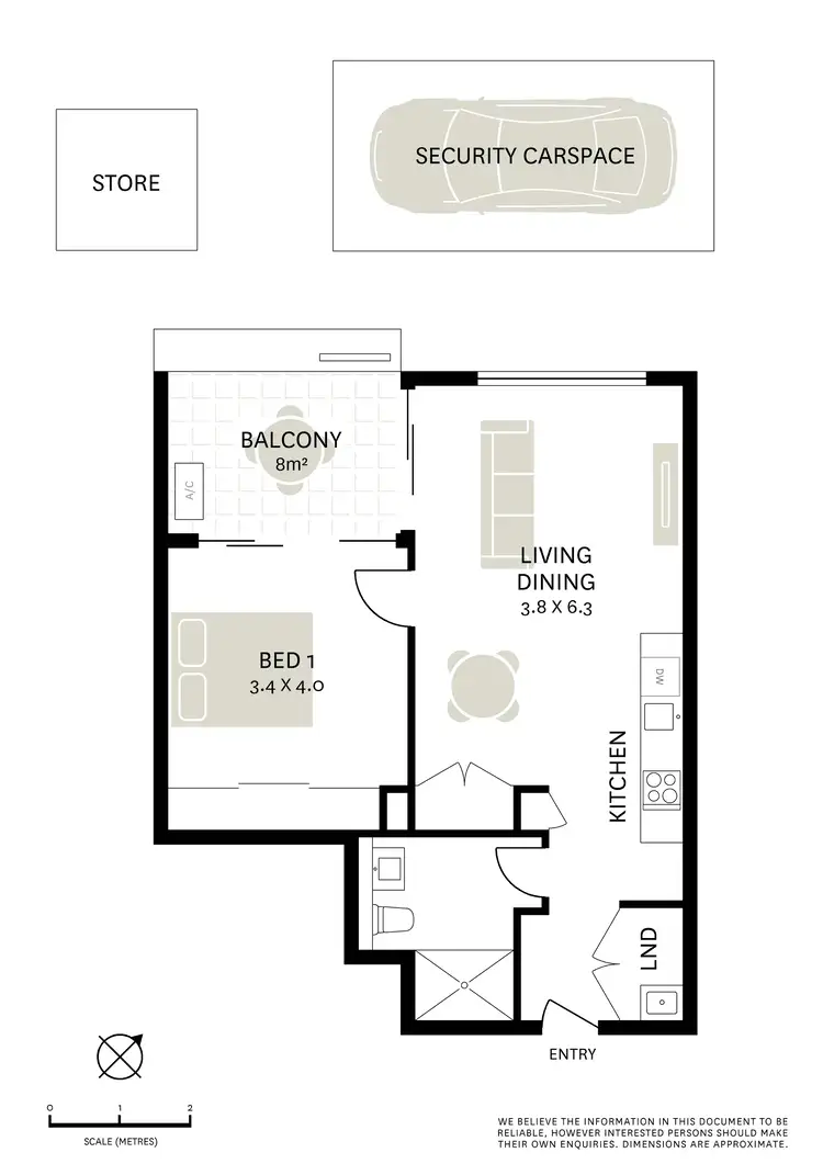 Floorplan of Homely apartment listing, 416/20 Nancarrow Avenue, Meadowbank NSW 2114