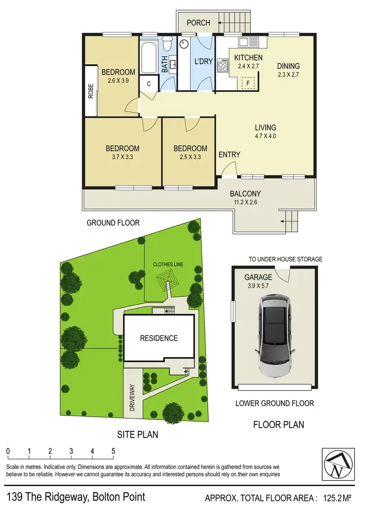 Floorplan of Homely house listing, 139 The Ridgeway, Bolton Point NSW 2283