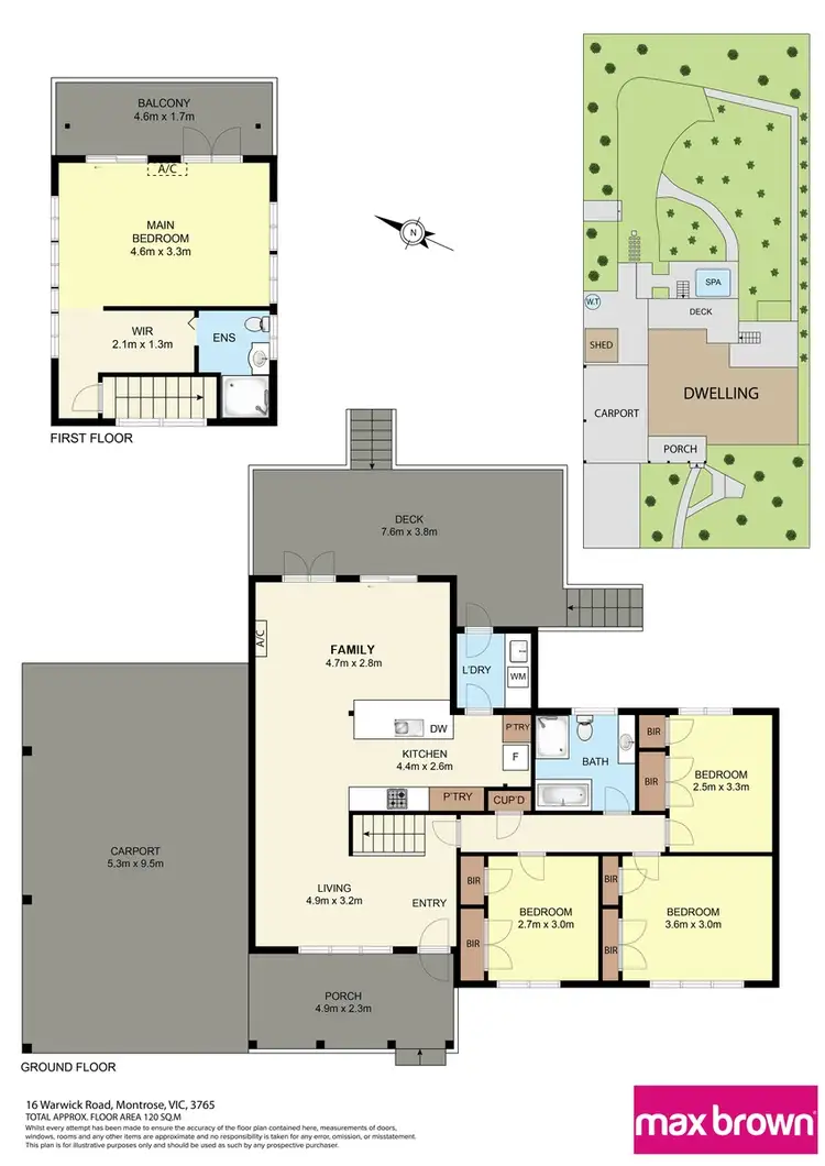 Floorplan of Homely house listing, 16 Warwick Road, Montrose VIC 3765
