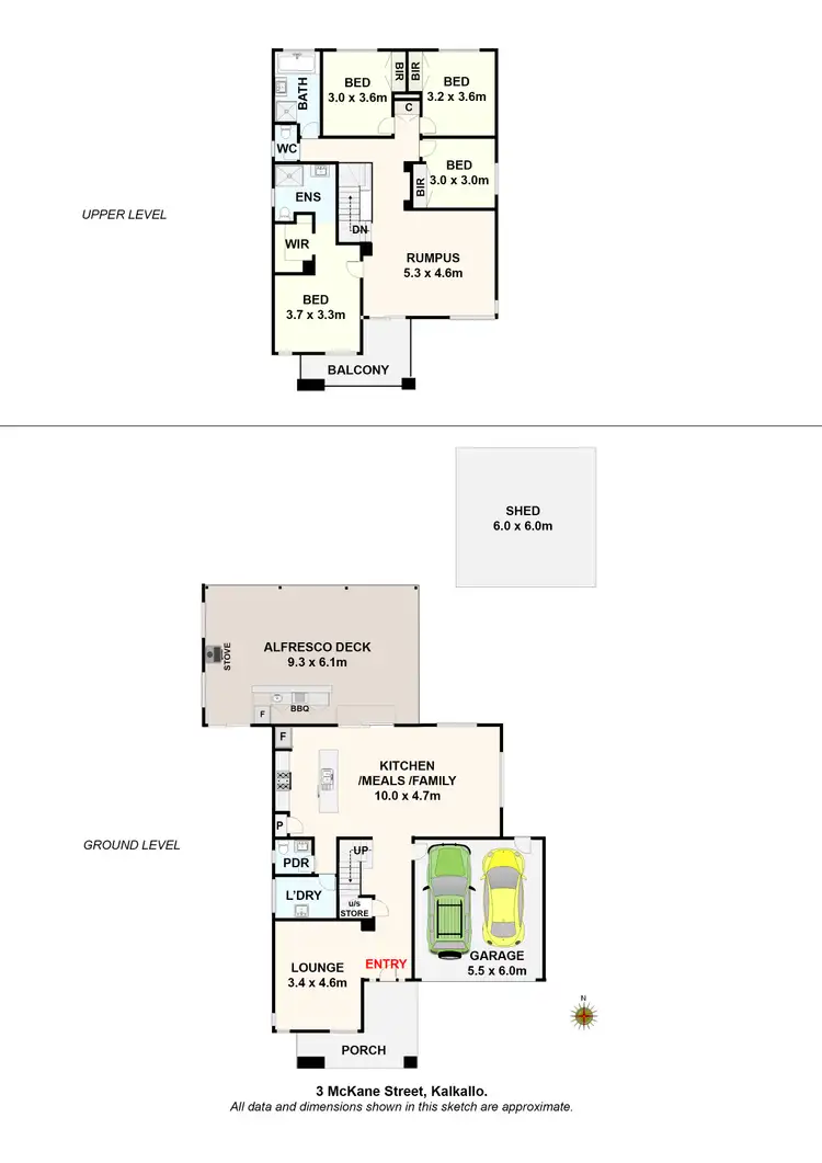 Floorplan of Homely house listing, 3 McKane Street, Kalkallo VIC 3064