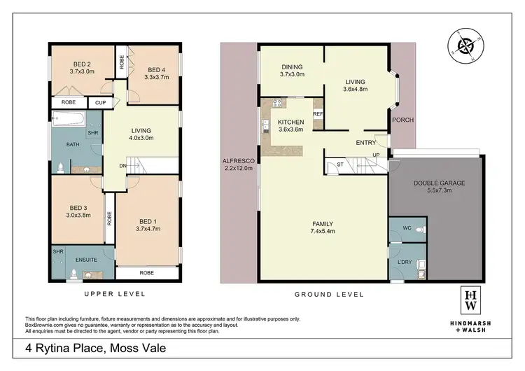 Floorplan of Homely house listing, 4 Rytina Place, Moss Vale NSW 2577