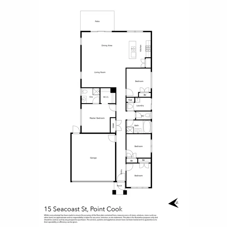 Floorplan of Homely house listing, 15 Seacoast Street, Point Cook VIC 3030