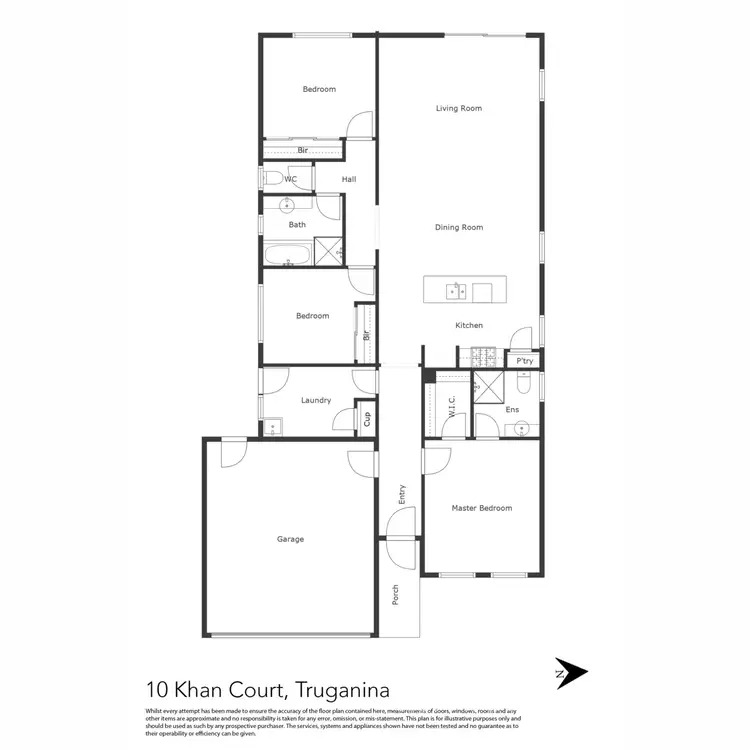 Floorplan of Homely house listing, 10 Khan Court, Truganina VIC 3029