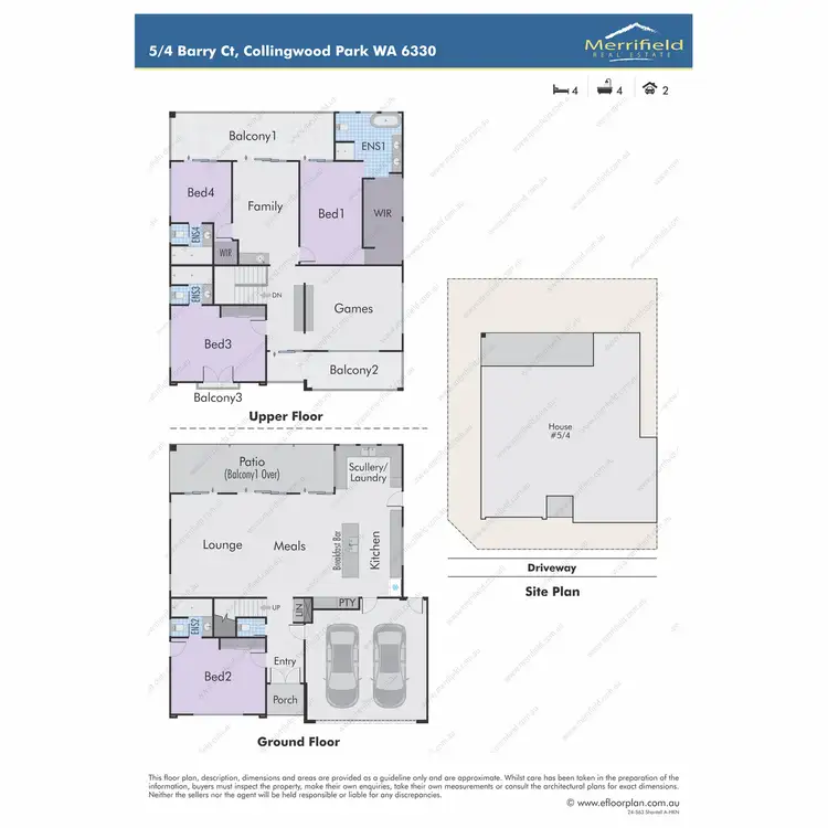 Floorplan of Homely house listing, 5/4 Barry Court, Collingwood Park WA 6330