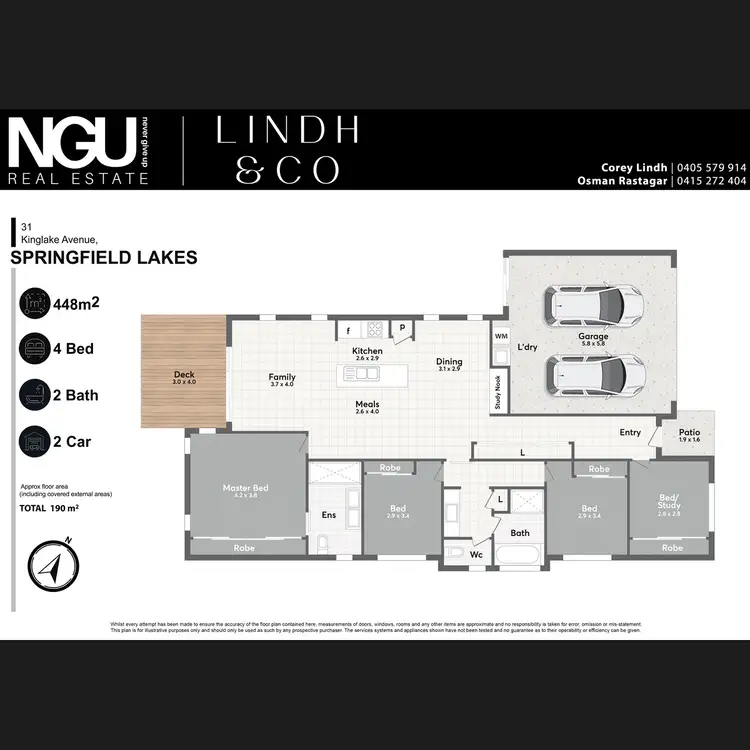 Floorplan of Homely house listing, 31 Kinglake Avenue, Springfield Lakes QLD 4300