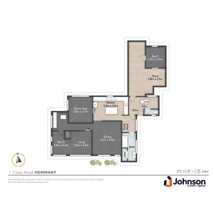 Floorplan of Homely house listing, 7 Foley Road, Hemmant QLD 4174